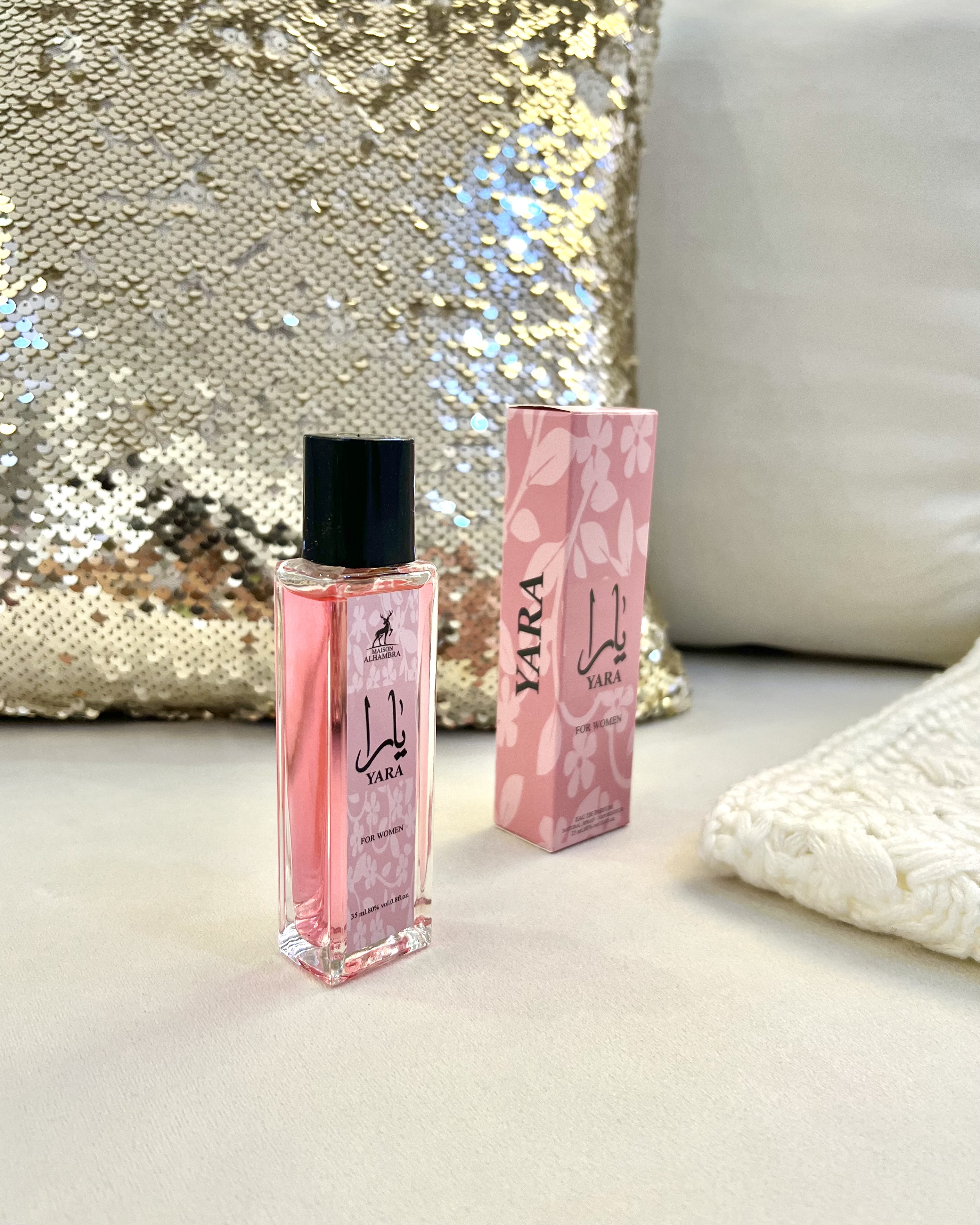 عطر ۳۵ میل یارا صورتی